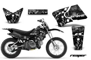 Yamaha TTR90 Dirt Bike Graphic Kit - 2000-2007 Reaper Black