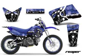 Yamaha TTR90 Dirt Bike Graphic Kit - 2000-2007 Reaper Blue