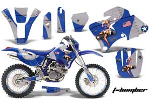 Yamaha WR426F Dirt Bike Graphic Kit - 1998-1999 T Bomber Blue