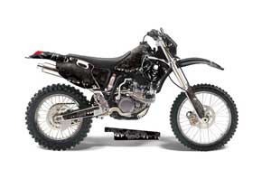 Yamaha WR250 Dirt Bike Graphic Kit - 1998-2002 Reaper Black