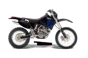 Yamaha WR250 Dirt Bike Graphic Kit - 1998-2002 Silver Star - Reloaded Blue