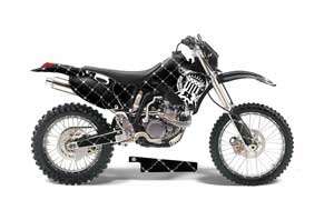 Yamaha WR250 Dirt Bike Graphic Kit - 1998-2002 Silver Star - Reloaded White