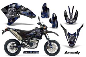 Yamaha WR250 R/X Dirt Bike Graphic Kit - 2007-2016 Toxicity Blue