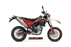 Yamaha WR250 R/X Dirt Bike Graphic Kit - 2007-2016 Reaper Red