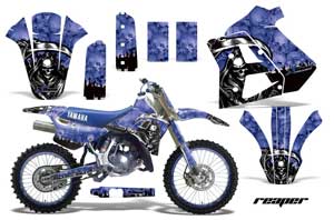 Yamaha WR 250Z Dirt Bike Graphic Kit - 1991-1993 Reaper Blue