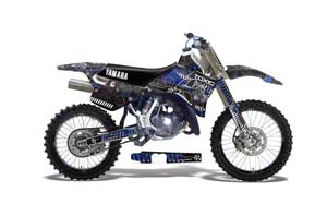 Yamaha WR 250Z Dirt Bike Graphic Kit - 1991-1993 Toxicity Blue