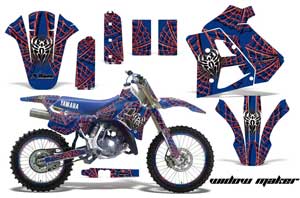 Yamaha WR 250Z Dirt Bike Graphic Kit - 1991-1993 Widow Maker Blue
