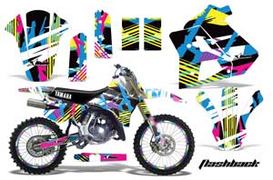 Yamaha WR 250Z Dirt Bike Graphic Kit - 1991-1993 Flashback