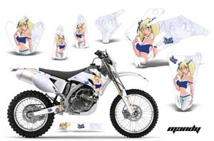 Yamaha WR450F Dirt Bike Graphic Kit - 2007-2011 Mandy White