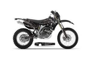 Yamaha WR450F Dirt Bike Graphic Kit - 2007-2011 Reaper Black