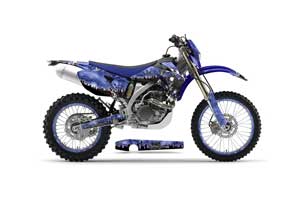 Yamaha WR450F Dirt Bike Graphic Kit - 2007-2011 Reaper Blue