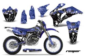 Yamaha WR450F Dirt Bike Graphic Kit - 2007-2011 Reaper Blue