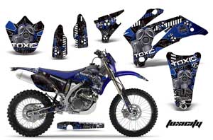 Yamaha WR450F Dirt Bike Graphic Kit - 2007-2011 Toxicity Blue
