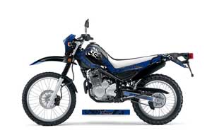 Yamaha XT250X Dirt Bike Graphic Kit - 2006-2018 Widow Maker Blue
