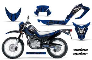 Yamaha XT250X Dirt Bike Graphic Kit - 2006-2018 Widow Maker Blue