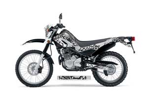 Yamaha XT250X Dirt Bike Graphic Kit - 2006-2018 Widow Maker White