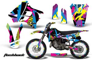 Yamaha YZ125 2 Stroke Dirt Bike Graphic Kit - 1993-1995 Flashback