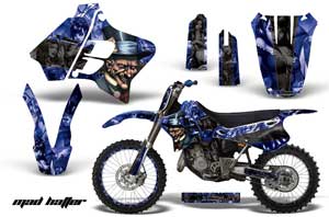 Yamaha YZ125 2 Stroke Dirt Bike Custom Graphic Kit - 1991-1992