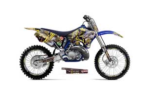 Yamaha YZ125 2 Stroke Dirt Bike Graphic Kit - 1996-2001 Killers