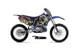 Yamaha YZ125 2 Stroke Dirt Bike Graphic Kit - 1996-2001 Number of the Beast