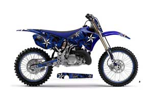Yamaha YZ125 2 Stroke Dirt Bike Graphic Kit - 2002-2014 Northstar Blue