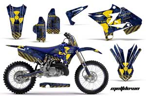 Yamaha YZ250 Dirt Bike Graphic Kit - 2002-2014 Meltdown Blue