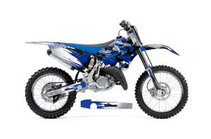 Yamaha YZ125 Dirt Bike Graphic Kit - 2015-2018 Carbon X Blue