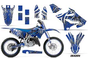 Yamaha YZ250 Dirt Bike Graphic Kit - 2015-2018 Deaden Blue