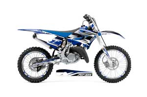 Yamaha YZ125 Dirt Bike Graphic Kit - 2015-2018 Teck Blue