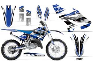 Yamaha YZ125 Dirt Bike Graphic Kit - 2015-2018 Teck Blue
