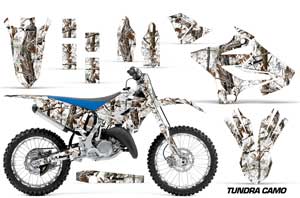 Yamaha YZ250 Dirt Bike Graphic Kit - 2015-2018 Tundra Camo