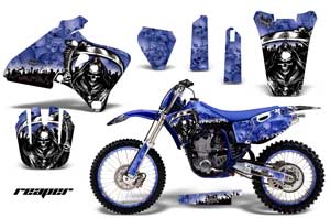 Yamaha YZ400 4 Stroke Dirt Bike Graphic Kit - 1998-2002 Reaper Blue