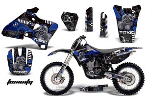 Yamaha YZ426 F 4 Stroke Dirt Bike Graphic Kit - 1998-2002 Toxicity Blue