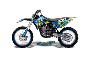 Yamaha YZ250 4 Stroke Dirt Bike Graphic Kit - 1998-2002 Live After Death
