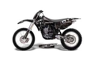 Yamaha YZ426 F 4 Stroke Dirt Bike Graphic Kit - 1998-2002 Reaper Black