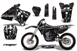Yamaha YZ426 F 4 Stroke Dirt Bike Graphic Kit - 1998-2002 Reaper Black