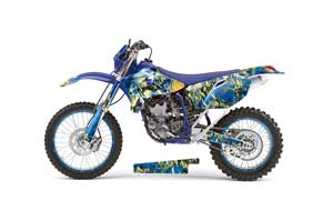 Yamaha YZ250 F Dirt Bike Graphic Kit - 2003-2005 Live After Death