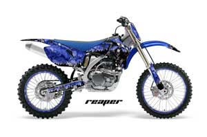 Yamaha YZ250F / YZ450F Dirt Bike Graphic Kit - 2006-2009 Reaper Blue
