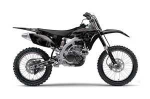 Yamaha YZ250 F 4 Stroke Dirt Bike Graphic Kit - 2010-2013 Skulls and Hammers Black