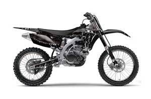 Yamaha YZ250 F 4 Stroke Dirt Bike Graphic Kit - 2010-2013 Reaper Black