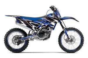 Yamaha YZ450 F Dirt Bike Graphic Kit - 2014-2017 Attack Blue