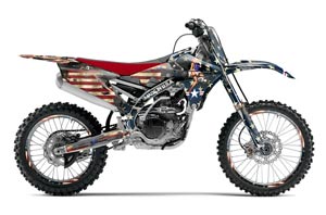 Yamaha YZ250 F Dirt Bike Graphic Kit - 2014-2017 WW2