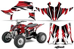 Yamaha YFZ 450R / SE ATV Graphic Kit - 2014-2019 Attack Red