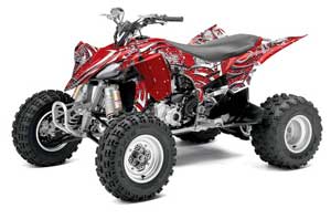 Yamaha YFZ 450R / SE ATV Graphic Kit - 2014-2019 Deaden Red