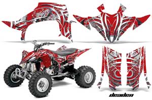 Yamaha YFZ 450R / SE ATV Graphic Kit - 2014-2019 Deaden Red