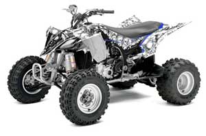 Yamaha YFZ 450R / SE ATV Graphic Kit - 2014-2019 Reaper White