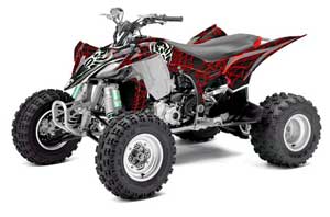 Yamaha YFZ 450R / SE ATV Graphic Kit - 2014-2019 Widow Maker Red