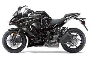 Kawasaki ZX1000 Ninja Graphic Kit - 2010-2013 Reaper Black