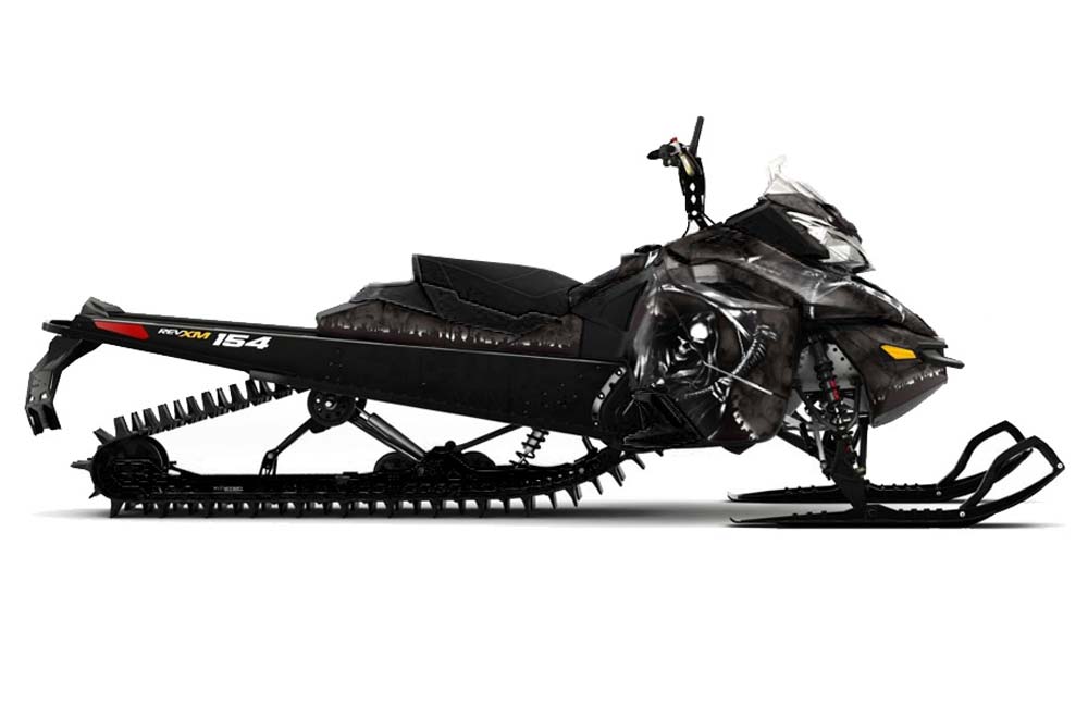 Ski Doo Rev XM Summit Sled Graphic Kit - 2013-2016 Reaper Black