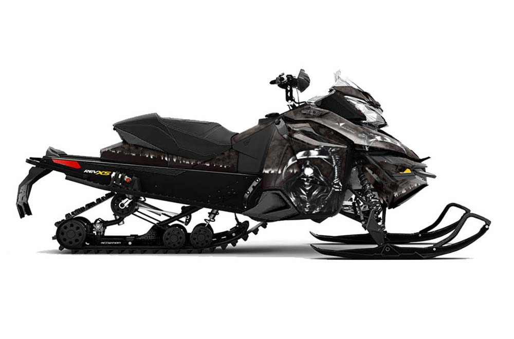 Ski Doo Rev XS Sled Graphic Kit - 2013-2014 Reaper Black